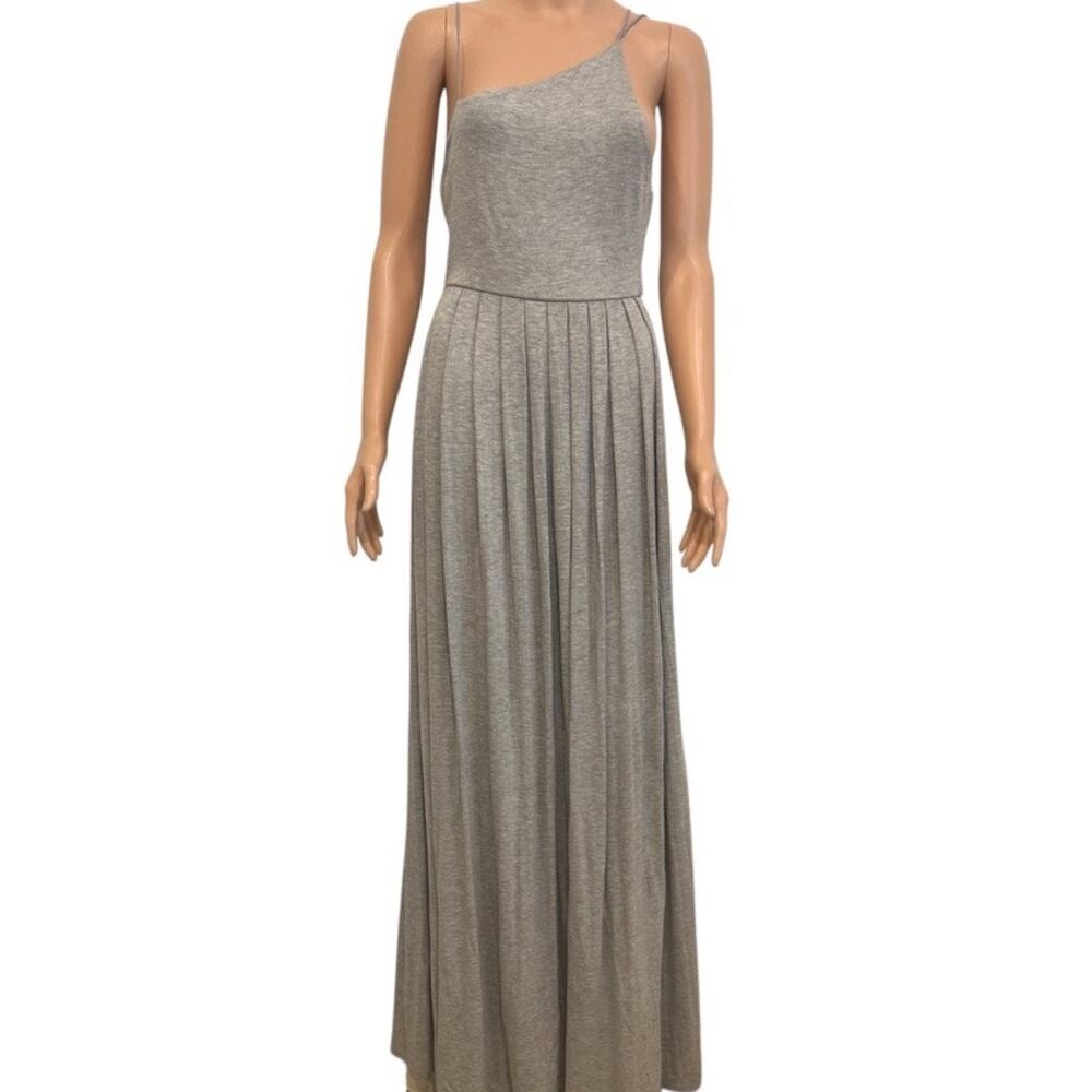 Urban Outfitters medium strappy low back pleated maxi dress D4 3324
